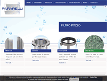 Tablet Screenshot of filtropozzo.com